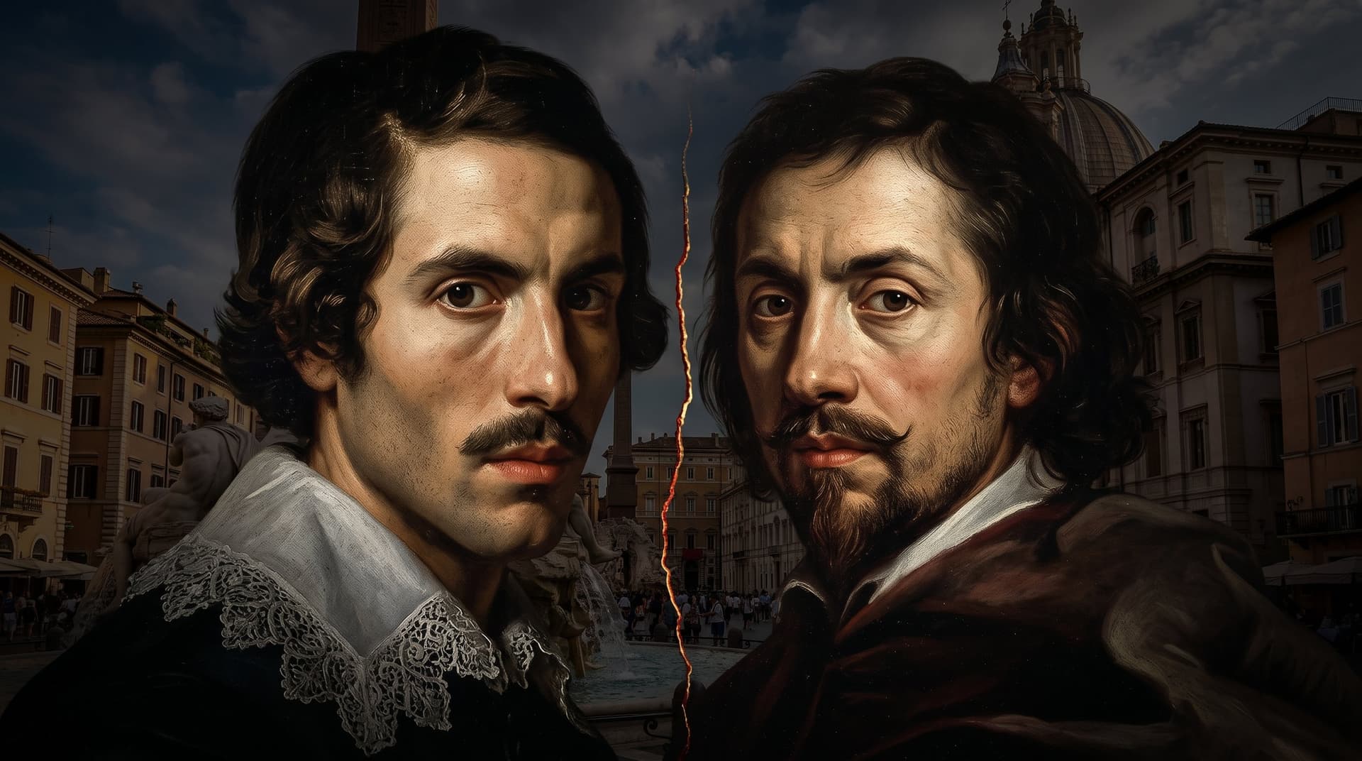 Bernini versus Borromini: Baroque Rome in Motion