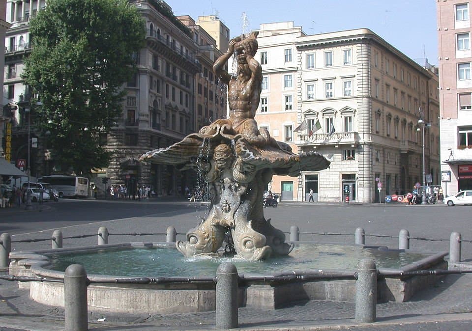 Piazza Barberini & Triton Fountain